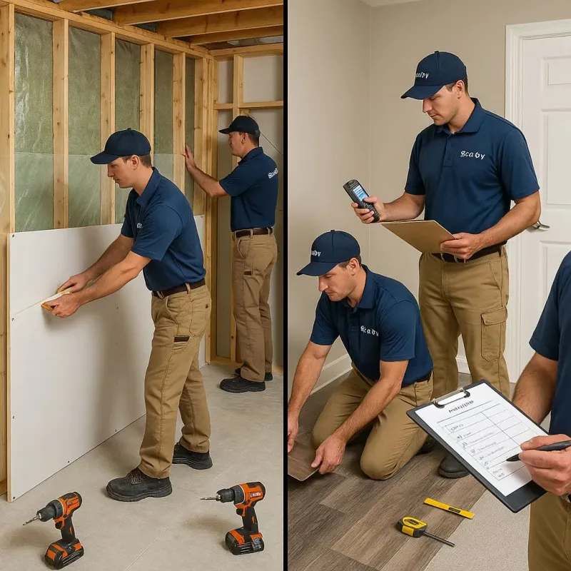 Repairs and Reconstruction process in De Lisle, MS